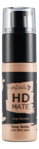 Maquillaje Fluido Hd Mate Con Atomizador - Katalia Tono 1 Natural