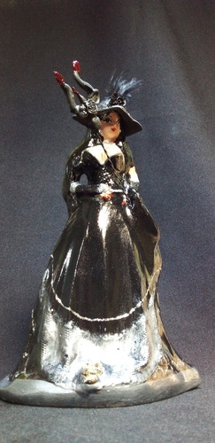 Escultura Maria Padilha Das Almas,20cm Top Preto G2