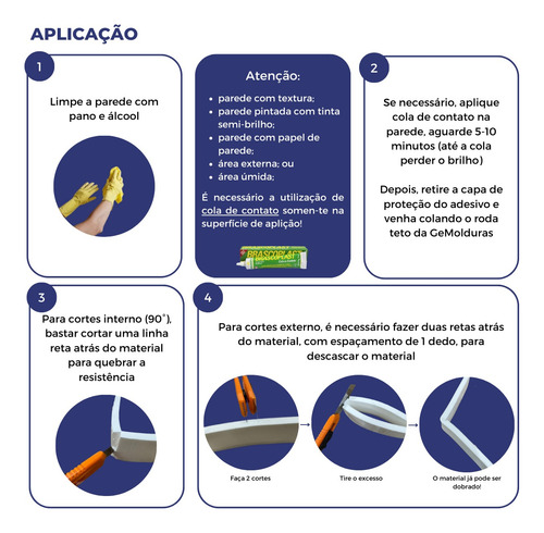 Roda Teto De Eva Autocolante E Flexível *e23 3,5cm* 8 Metros