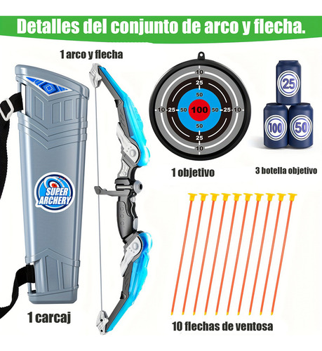 Set De Regalo De Arco Y Flecha Para Interior