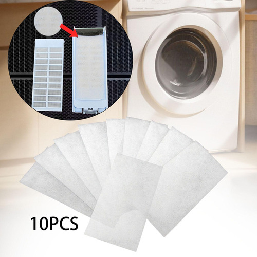 De 10 Piezas De Filtro De Pelusas For Lavadora, Filtro De