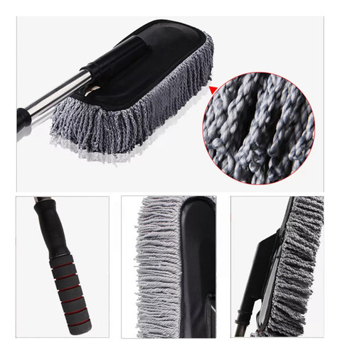 Herramienta De Limpieza Cepillo De Cera Para Lavar Coches D