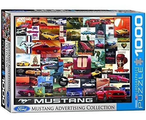 Eurographics Ford Mustang Vintage Ads Jigsaw Puzzle (1000 Pi