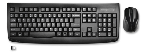 Combo Teclado + Mouse Inalámbrico Kensington K72324 Color del teclado Negro