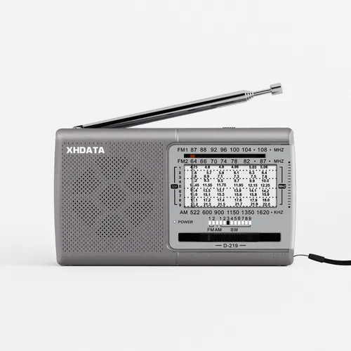 Radio Portátil Xhdata D-219 Gris Am/fm/sw Analógico