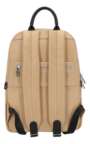 Mochila Para Mujer Westies Beige Hbgraziellewe Diseño de la tela Liso