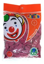 Comprar Globo Latex Decorator Redondo N° 9 Payaso C\u002F100 Piezas Color Rosa mexicano