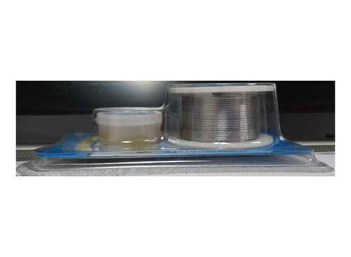 Imagen 2 de 3 de Pack Soldadura Alambre De Estaño 1.0 Mm +pasta Soldar/ Runn