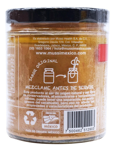 Crema De Cacahuate Mussi 250 Ml