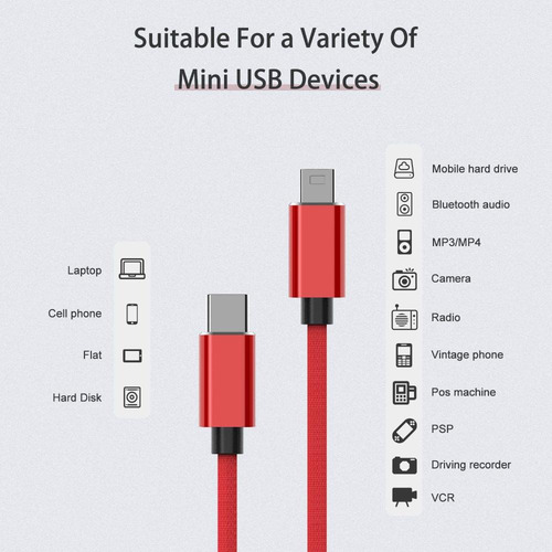 Cable De Carga Rápida De Sincronización De Datos Usb Tipo C