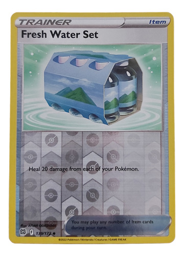 Carta Pokemon Fresh Water Set Reverse Trainer  139/172