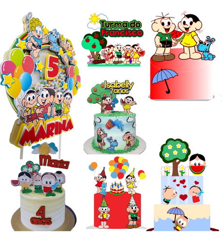 Arquivo Digital Topper Turma Da Monica 34 Temas Mod2