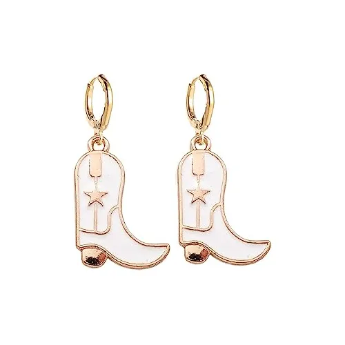 comprar Aretes De Bota Vaquera Para Mujer, Regalo De Joyería