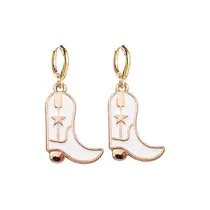 Comprar Aretes De Bota Vaquera Para Mujer, Regalo De Joyería