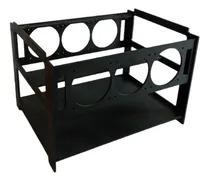 Comprar Rig De Mineração Criptomoedas Pu002F 4 Gpus E 6 Fans Frame Preto