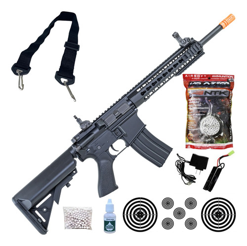 Rifle Airsoft M4 Cm515 Elétrico Automático 6mm Jogo Rossi
