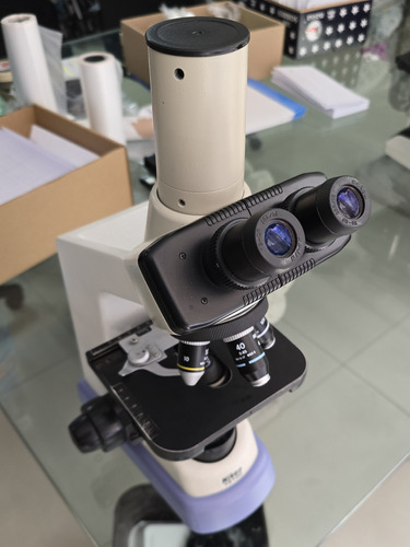 Microscopio Nikon Ys100 Trinocular Con 4 Objetivos
