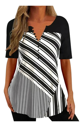 Blusas Con Cuello En V De Moda Para Mujer Y Pantalones Corto