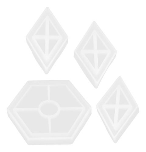 Moldes De Silicona Para Fundición De Resina Coaster, Moldes