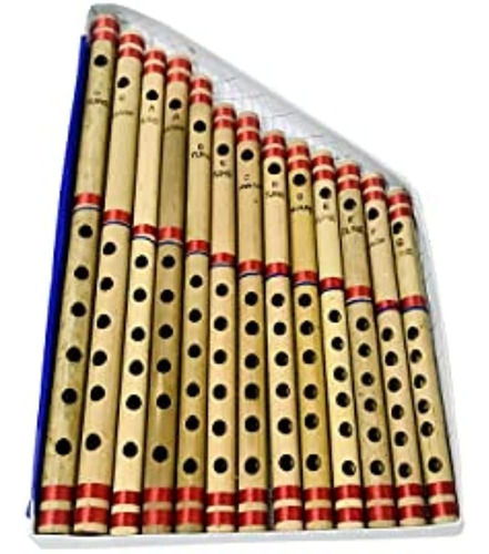Juego De Flauta Bansuri De Bambú, Afinación De Teclas Múltip
