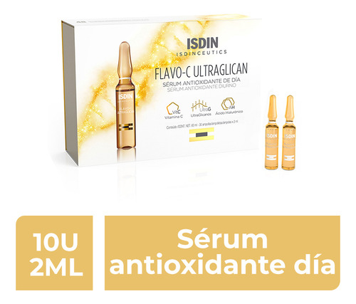 Ampollas Isdin Isdinceutics Flavo C Antiarrugas Day X 10