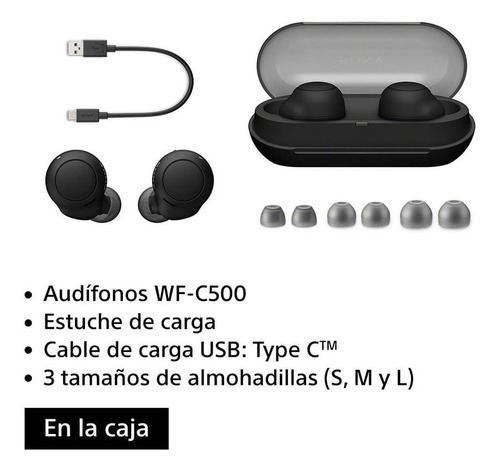 Audífonos Sony True Wireless Wf-c500 | Wf-c500/bz Uc