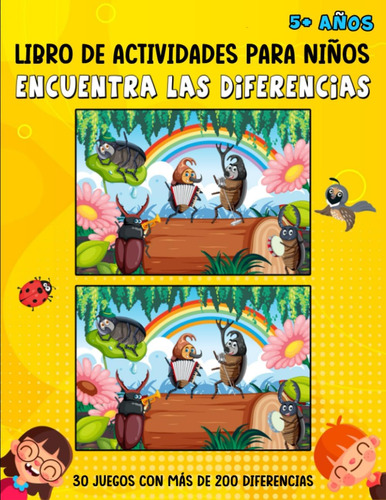 Libro: Encuentra Las Diferencias - Libro De Actividades Para