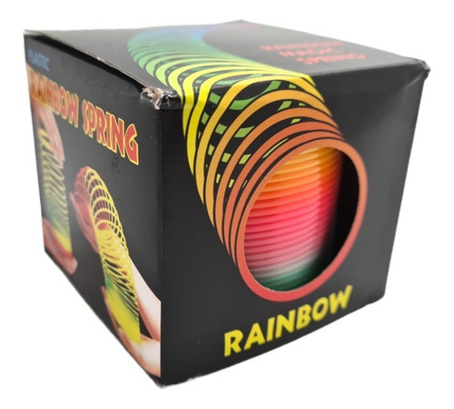 Espiral Rainbow Resorte Aro Mágico X 4 Unidades Antiestres