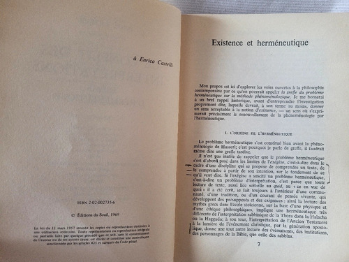 Le Conflit Des Interpretations Paul Ricoeur Seuil