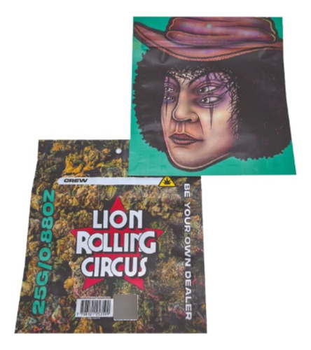 Bolsa Guarda Flores Lion Rolling Circus Ruby 25gr Hermética