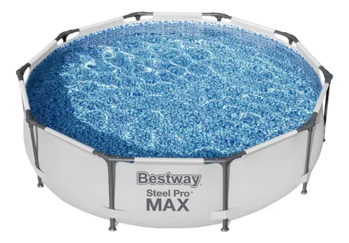 Piscina Bestway Redonda Steel Pro Max Con Filtro 3.05mx76cm