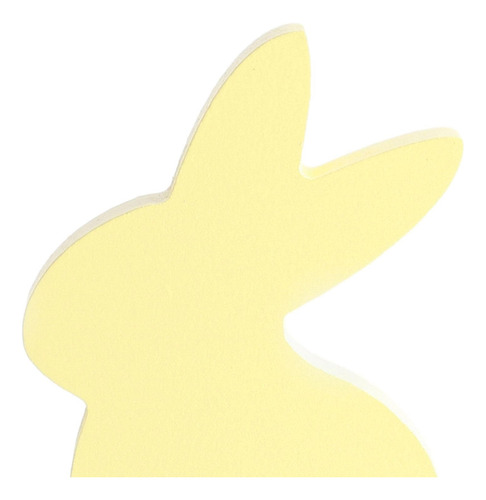 Decoraciones De De Pascua, Figura De Conejo Amarillo Claro
