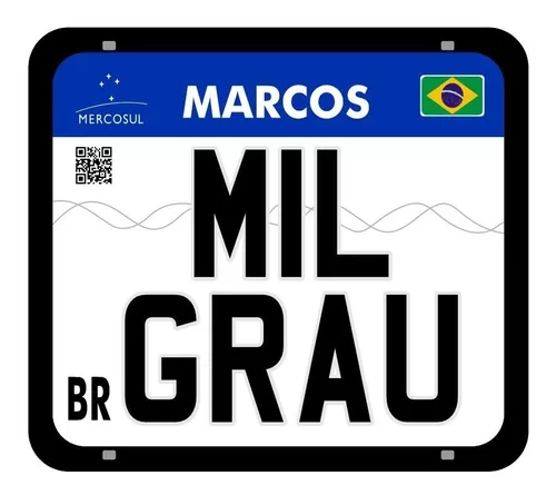 Placa Grau 244  MercadoLivre 📦