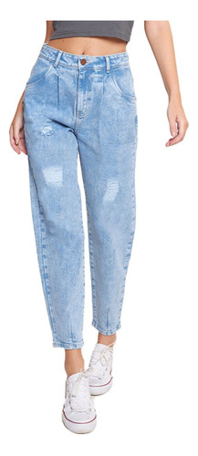 Jeans Mujer Slouchy 1658 Celeste Paradise Jeans