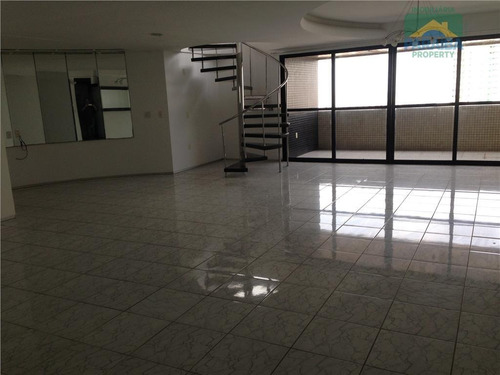 Imagem 11 de 15 de Cobertura Luxo Para Venda Ou Locação - Vista Mar - Jardim Luna - João Pessoa - Pb - Co0011