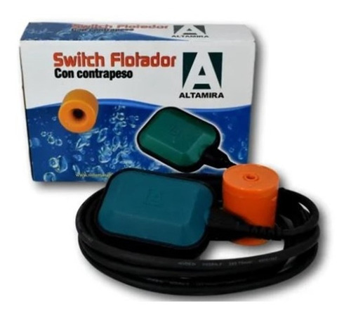 Switch Flotador Con Contrapeso Altamira 3 Mtrs De Cable 