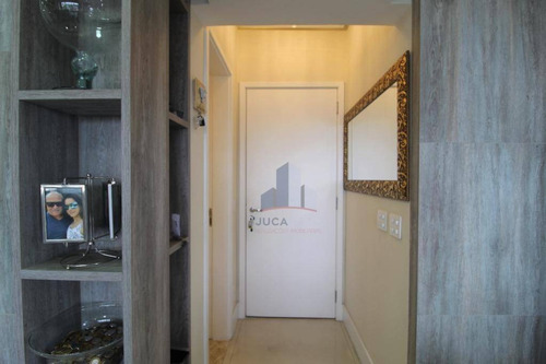 Imagem 2 de 30 de Century Plaza Residence: Apartamento Mobiliado Com 3 Suítes, Varanda Gourmet, À Venda, 107 M² Por R$ 800.000 - Vila Homero Thon - Santo André/sp - Ap1183