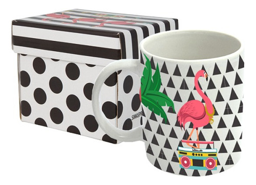 Caneca Flamingo 300 Ml Simas