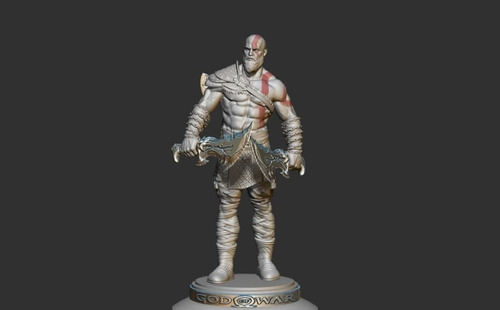 Archivo Stl Impresión 3d - God Of War - Greek Kratos