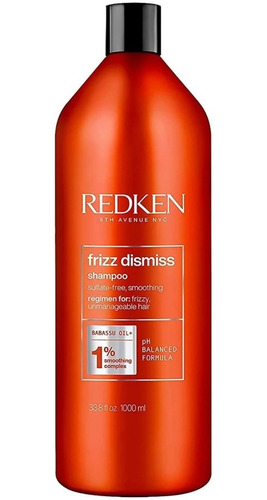 Shampoo Para Alisados Anti-frizz Redken Frizz Dismiss 1000ml