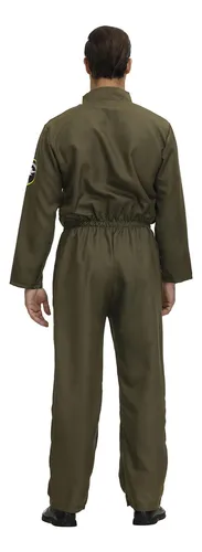 Traje De Vuelo Para Hombre Disfraz De Piloto Disfraz Militar