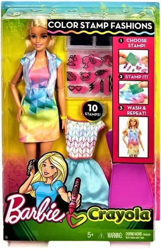 Barbie crayola sale color stamp