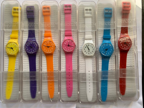 Relogio Swatch Pequeno (preço Unitário) - Cores Da Foto