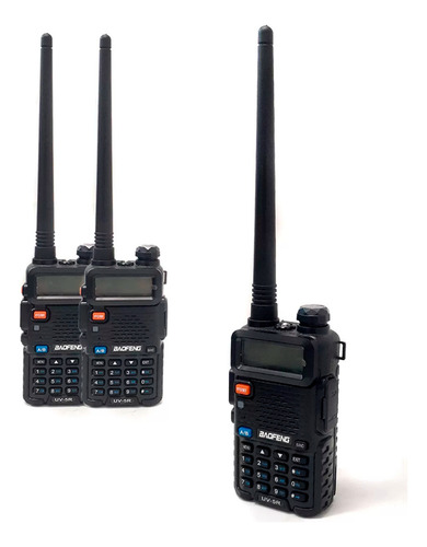 Kit X 2 Handy Baofeng Uv5r 5w Bibanda Uhf Vhf 128ch 