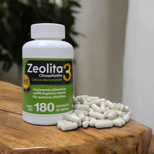Zeolita Clinoptilolita Micronizada Organica 180 Caps