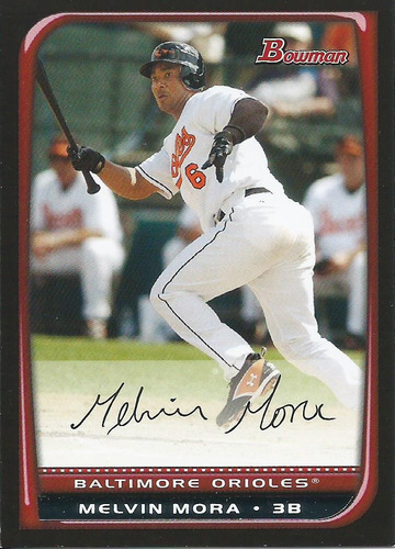 Barajita Melvin Mora Bowman 2008 #59 Orioles