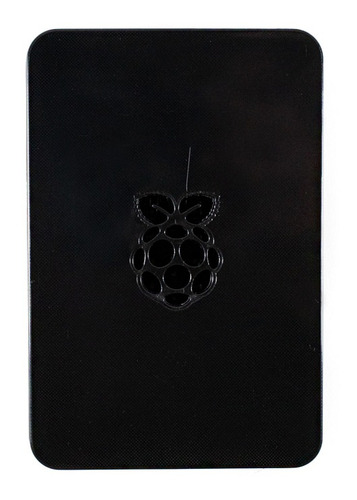 Carcasa De Plástico Abs Para Raspberry Pi 4b Color Negro