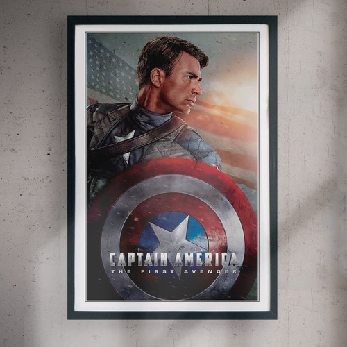 Cuadro 60x40 Peliculas - Capitan America - Marvel Movie