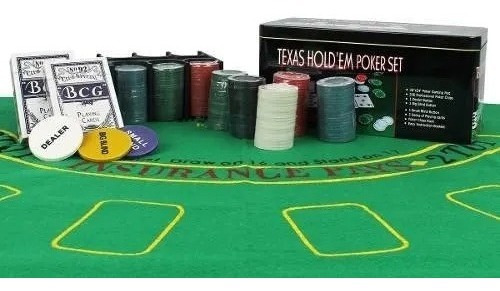 Kit Jogo Lata De Poker 200 Fichas Com Numeração Feltro