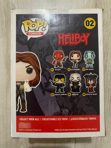 Figura Funko Pop Cómics Liz Sherman #02 De Hellboy (Usado)